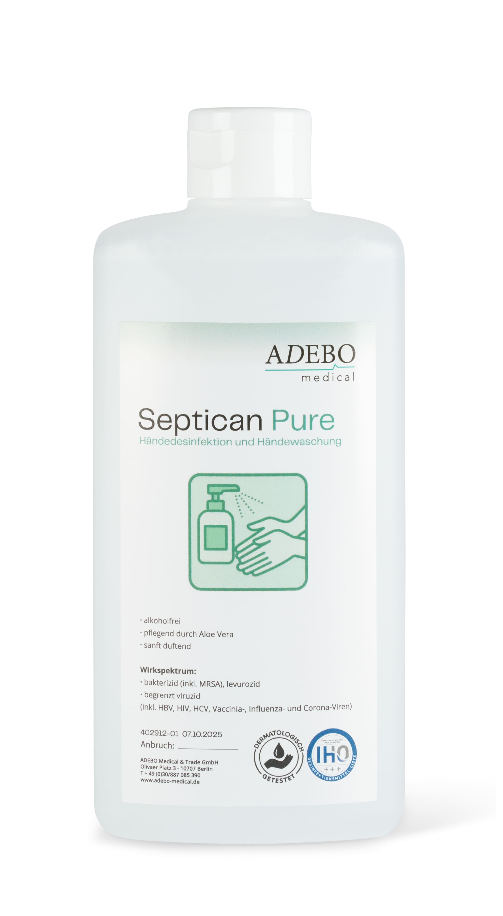 Septican Pure Händedesinfektion